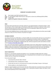 Update: Hep A Outbreak in Manitoba (May 19)