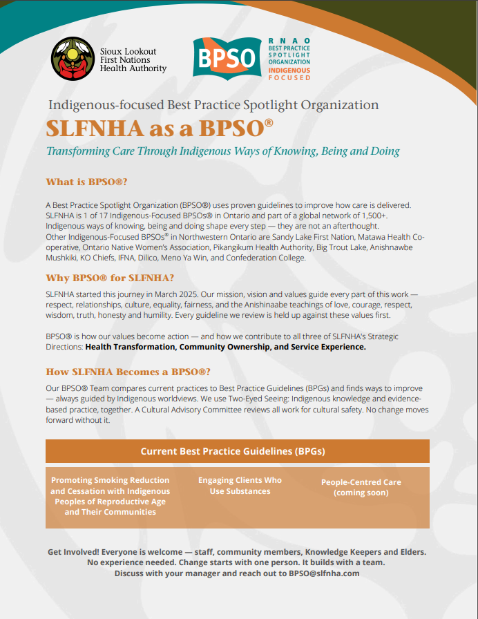 BPSO at SLFNHA - One Pager