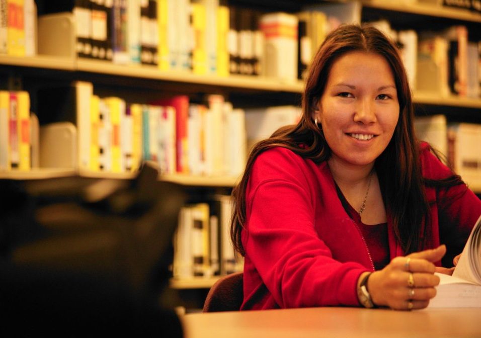 Student In The Library